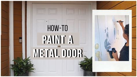 paint metal box|how to paint metal exterior.